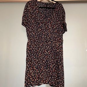 Madewell spring tie arm dress size 16